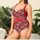 thumbnail image 5 of MKLEKYY Trajes De Baños Women'S Swimsuits Bikini Bathing Suits Vintage Hot Spring Swimsuit Plus Size Print Sexy Backless Hollow Casual Beach Swimsuit, 5 of 5