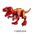 thumbnail image 4 of Figuras de la serie de animales: dinosaurio, dragón, ballena, gorila, caballo, oso, alce, tigre, cocodrilo, bloques de construcción, juguetes educativos para niños, 4 of 5
