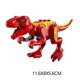 thumbnail image 4 of Figuras de la serie de animales: dinosaurio, dragón, ballena, gorila, caballo, oso, alce, tigre, cocodrilo, bloques de construcción, juguetes educativos para niños, 4 of 5