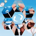 thumbnail image 3 of 40 Pcs Plastic Balloon Stick with Cup, NOGIS Balloon Stick with Base Holder Stand for Birthday Wedding Graduation Prom Baby Shower Party Decoration Supplies (White), 3 of 7
