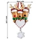 thumbnail image 5 of Cateissary Colgante de árbol de Navidad, adorno para el hogar, artesanía de Navidad de Papá Noel, decoración exterior para jardín, regalo de Kits de decoración para fiestas No.02, 5 of 6
