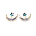 thumbnail image 1 of Minnieouse Pendientes de cristal en forma de estrella y luna para mujer y niña, pendientes de aleación, accesorios de moda para joyería Ropa, zapatos y accesorios Miscelánea Minnieouse PS10155-00, 1 of 6