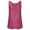 Hot Pink, variant on Women Sequin Loose Fit Camisole Trendy Sleeveless Sparkle Cami Tank Tops Plus Size Crew Neck Summer Tunic Shirts Tees Hot Pink XL