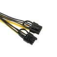 thumbnail image 4 of Waiimak (5-Pack) Pci-E 6-Pin To 2X 6+2-Pin Power Splitter Cable Pcie Pci Express 5X, 4 of 9