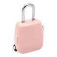 thumbnail image 3 of Mini Combination Padlock, Code Padlock, Digital Design Password Digital Code Lock, for Travel Door Fence Locker , Pink, 3 of 7
