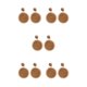 thumbnail image 1 of Pendientes bohemios Minnieouse 1 par de gota Café para mujer, 1 of 6