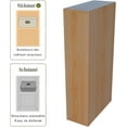thumbnail image 5 of 8-Cube Storage Shelf Bookcase - Wooden 4-Tier Floor Standing Open Bookshelf for Home and Office, Display Cabinet, Oak, 5 of 16