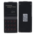 thumbnail image 4 of AC To DC Charger USB Charging Hub, USB Charging Station Hub, Plastic Charger AndroidOS Phone For All Phone IOS Phone Global Universal US,EU,UK,AU, 4 of 8