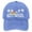 Blue, variant on Men's Vintage Palm Tree Print Baseball Cap Classic Street Style Adjustable Casual Dad Hat Washed Denim Design Sun Hat Coffee One Size