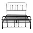 thumbnail image 5 of Full Size Metal Bed Frame with Headboard and Feetboard, No Spring Box Needed, Black, 5 of 7