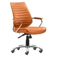 thumbnail image 2 of Enterprise Low Back Office Chair Orange, 2 of 7