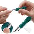thumbnail image 2 of Upgraded Eagle Beak Beveled Nail Clippers, Long Handle Wide Jaw Slanted Nail Clipper, Eagle Beak Angled Edge Nail Clippers, Wide Jaw Opening Anti-Splash Nail Clipper for Men Women, 2 of 5