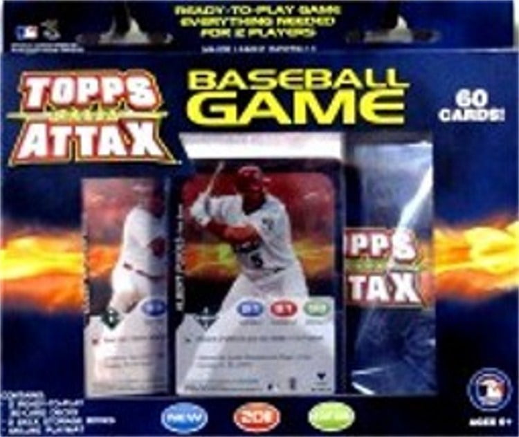 Topps Attax 2011 BASEBALL GAME 2-PLAYER STARTER SET 2 Decks 2 Boxes & 1 Playmat