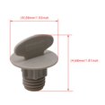 thumbnail image 3 of BQLZR 9742945 Dishwasher Lower Spray Arm Nut Replacement Part Brown Plastic, 3 of 5