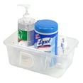 thumbnail image 2 of Pen+Gear Plastic Cubby Bin, Desktop Supply Organizer, Tint Clear, 2 of 8