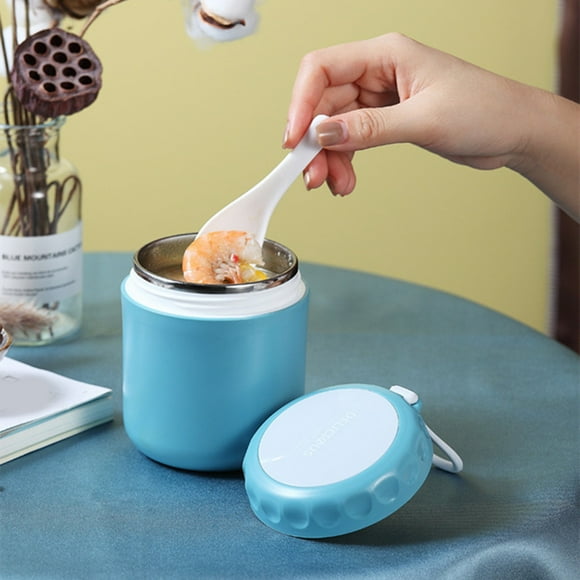 Glass&Bottle 16oz Vacuum Insulated Food Jar for Kids - Leak Proof Stainless Steel Soup Lunch Container for Hot Food Style Bottle for Safe Meals