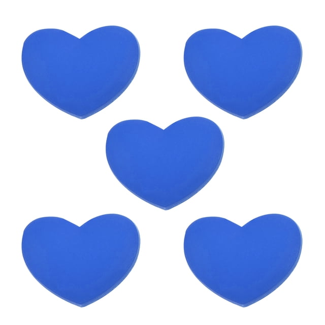 Amortiguador de Vibración para Raqueta de Tenis Uxcell, Absorbedor de Choque de Silicona Suave para Cuerda de Raqueta de Tenis - Forma de Corazón Azul Marino