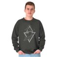 thumbnail image 5 of Triangle Whale Symbolic Spirit Animal Sweatshirt for Men or Women Brisco Brands 4X, 5 of 6