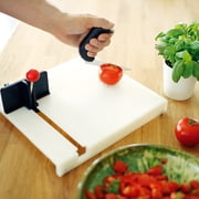 Etac Deluxe Plastic One-Handed Kitchen Paring Board, Right or Left Handed Use, 12 Length, 11 Width