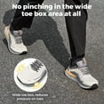 thumbnail image 5 of FitVille Mens Extra Wide Walking Shoes Comfortable Lightweight Running Wide Toe Box Shoes, Non Slip Cushioned, 5 of 6