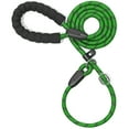 thumbnail image 1 of iYoShop Correa antideslizante duradera para perro con asa acolchada e hilos altamente reflectantes, correa de entrenamiento para perros sin tirones (1/2" x 6 pies esmeralda), 1 of 1