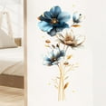 thumbnail image 2 of nvzhuang Flower Wall Decals Lifelike Floral Stickers Peel and Stick Removable Wall Decor for Bedroom Living Room Home, 2 of 7