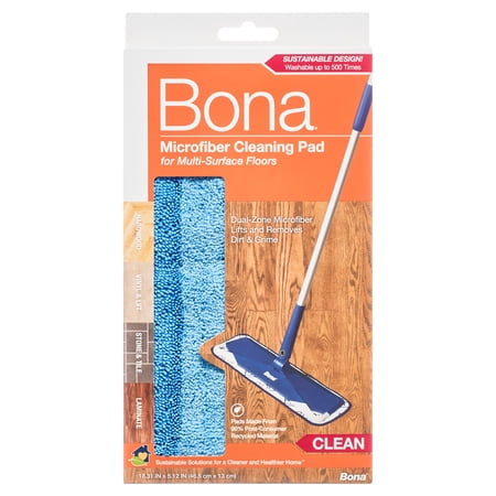 Bona Reusable Microfiber Cleaning Pad, 1ct