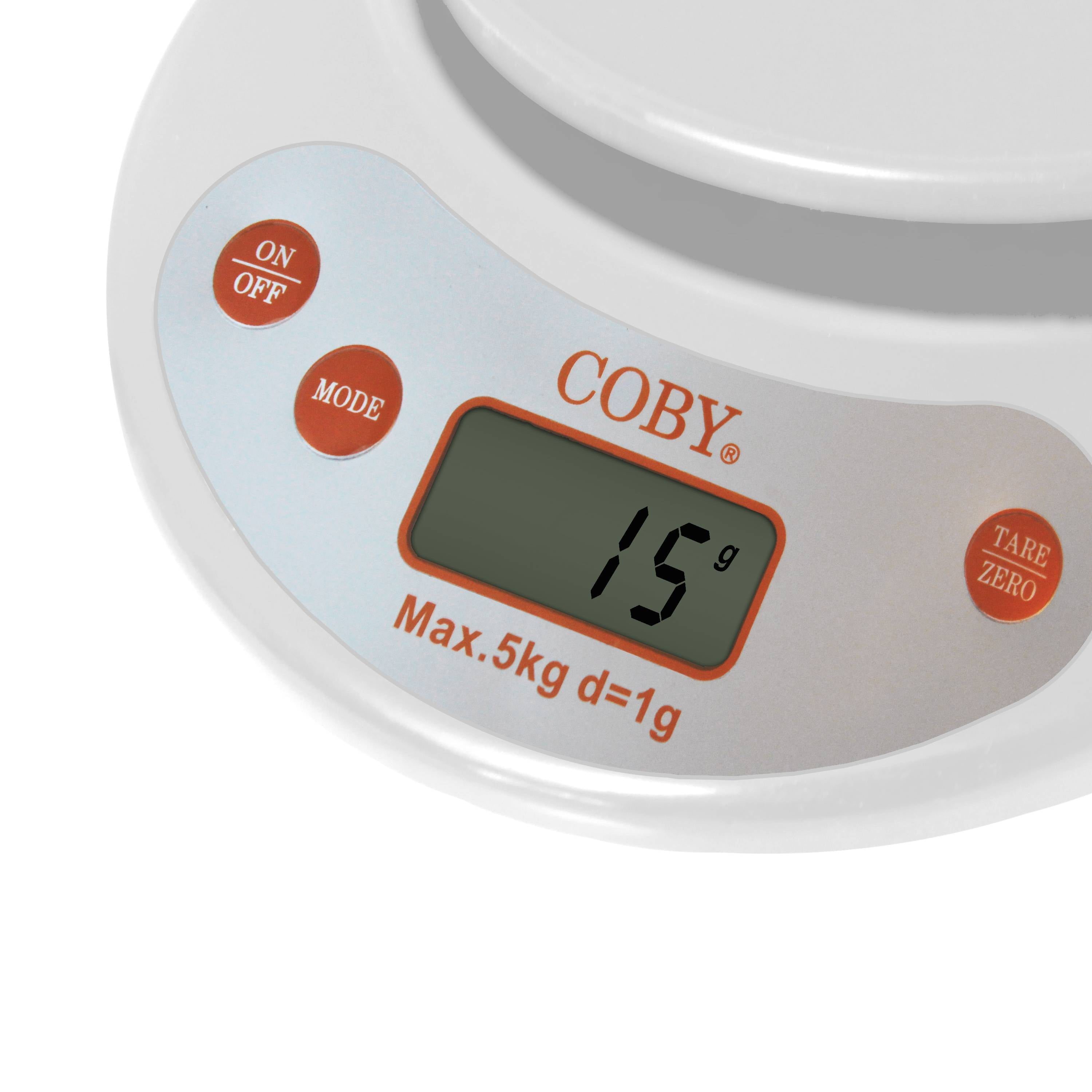 Coby Cks-440 Digital Scale /& Bowl Black