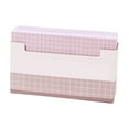 thumbnail image 1 of Clearance Index Card Organizer Index Cards Clear Plastic Holder Organizer Pouches Book Recipe Card Holder Flash Cards Holder Hold 160 Cards, 1 of 9