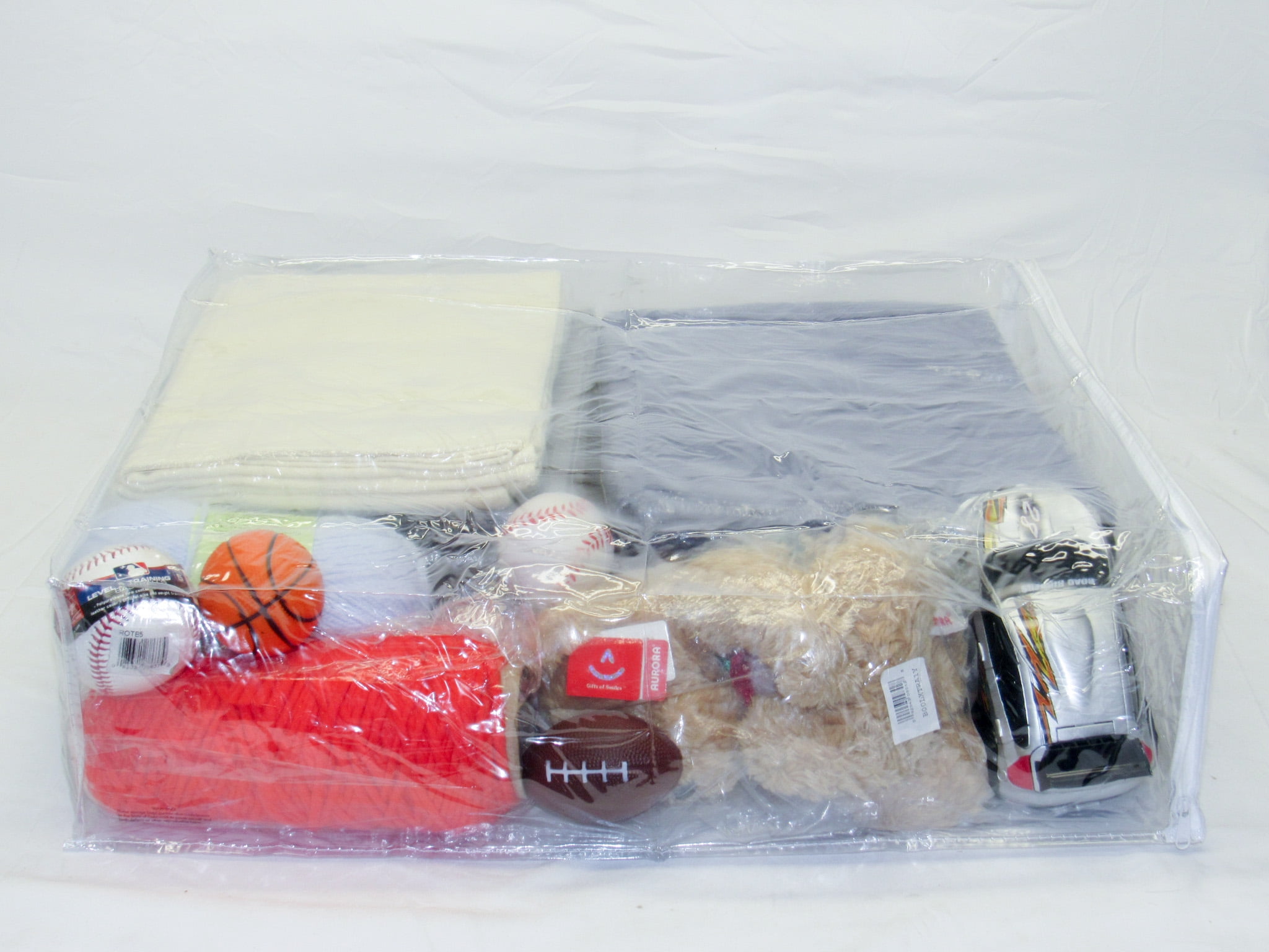 5 Pack Jumbo Heavy Duty Vinyl Zippered Storage Bags Clear for