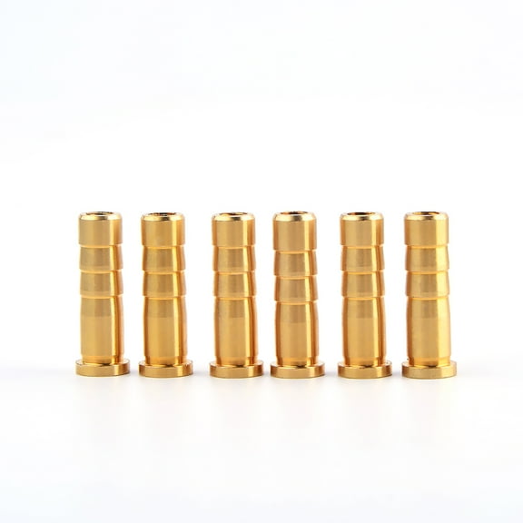 AMEYXGS Bow and Arrow Archery Accessories 12 pcs 38 Grain Bronze Seat Suitable for 6.2mm arrow shaft, with various threaded arrows