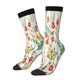 thumbnail image 1 of Fotbe Spring floral Calcetas Largas con Estampado para Hombre y Mujer – Calcetas de Compresión Transpirables y Elásticas, Viajar y Uso Diario Talla 5-11, 1 of 6