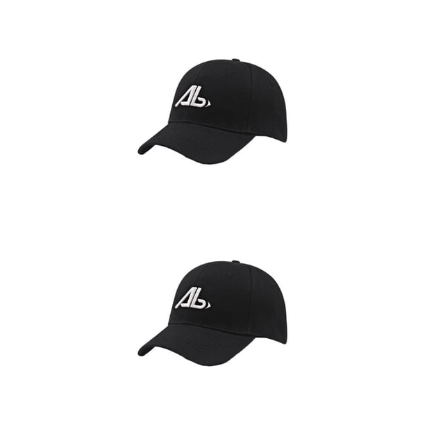 Qarigey Gorra De Béisbol Grande Rellena Y Tridimensional Para Cara Pequeña Con Múltiples Colores Y Opciones Para Elegir Especial Marca en marca en blanco y negro Talla única 2Conjunto