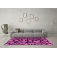 thumbnail image 3 of Ahgly Company Indoor Round Oriental Pink Traditional Area Rugs, 8' Round, 3 of 4