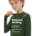 thumbnail image 4 of Unisex Kids 100% Merino Wool Base Layer Pants Thermal Underwear Bottom for Girls and Boys, 4 of 6