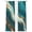 Green, variant on Teal Marble Sheer Curtains 96 Inch Length 2 Panels Set, Modern Abstract Gold Fluid Art Voile Window Treatment Semi Sheer Long Curtains Drapes for Bedroom/Living Room/Kitchen 52"x96"x2