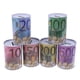 thumbnail image 1 of Euro Dollar Money Box Safe Cylinder Piggy Bank Banks For Coins Deposit Boxes, 1 of 5