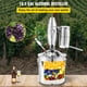 thumbnail image 2 of VEVOR Destilador de Alcohol 70L 45 x 45 cm Equipo para Destilación de Agua, 2-3 horas Acero Inoxidable Destilador de Bebida para la Elaboración Casera de Vino, Alcohol, Cerveza o Destilación de Agua, 2 of 9
