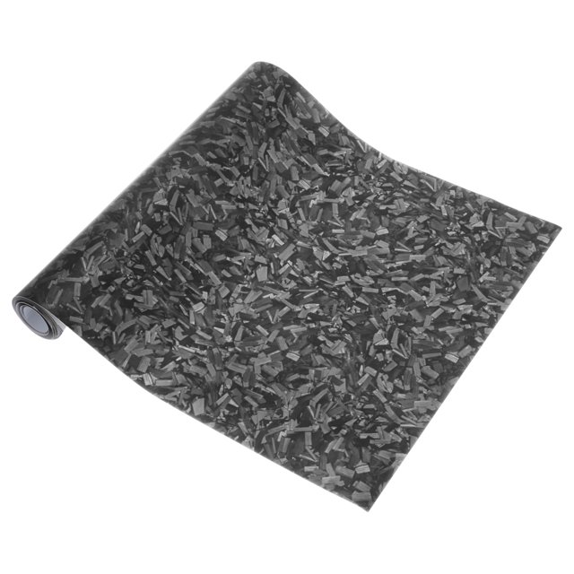 Envoltura de automóvil protectora de acabado mate de carbono tono plateado Unique Bargains 78.7ftx11.8ft cubierta de vinilo exterior interior 5.5mil PET 1 Pc universal