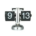 thumbnail image 1 of Temporizador Irfora Reloj de mesa de pequeña escala, reloj Retro con tapa, reloj de cuarzo operado por engranaje interno con tapa de acero inoxidable, negro/blanco Irfora Temporizador, 1 of 7