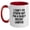 White/Red, variant on Funny Lawyer Gifts, Birthday Unique Presents from Friends for Men or Women, Two Tone Coffee Mug with 'I Can't Fix Stupid But I'm A Fairly Decent Lawyer' Quote
