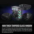 thumbnail image 5 of Thermaltake The Core P6 TG Black Edition transformable ATX Mid Tower Fully Modular Computer Case with Tt LCS Certification CA-1V2-00M1WN-00, 5 of 6