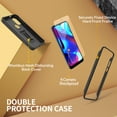 thumbnail image 2 of FITO For Moto G Pure Case, Phone Case with Screen Protector and Kickstand (Black), 2 of 7