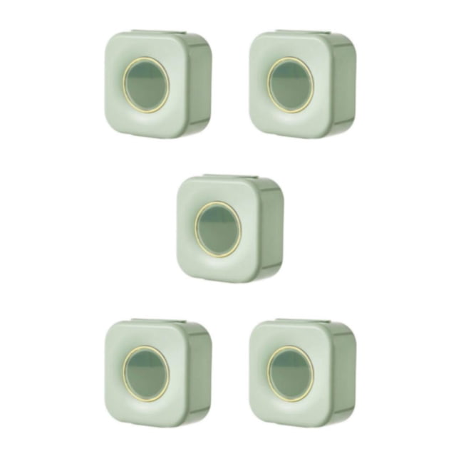 Billuyoard Bolsa desechable para alimentos, caja de almacenamiento, caja de plástico montada en la pared, sin perforaciones, reutilizable, gran Type2 NO2