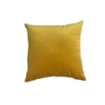 thumbnail image 1 of Hometrends Velvet Yellow Decorative Cushion, 1 of 1