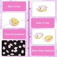 thumbnail image 4 of 106pcs Sew on Rhinestones Pink Sew on Gems Prong Setting Flatback Rhinestones DIY Beads with Brass Claw for Clothing Shoes Headband Wedding Bouquet - 6 Styles DIY, 4 of 9