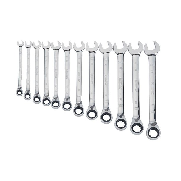 Juego de llaves de trinquete DEWALT DWMT19232 SAE, 12 piezas