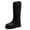 Black, variant on AUXDIQ Rain Boots Women Knee-High Waterproof Rain Shoes Outdoor Garden Shoes