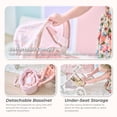 thumbnail image 3 of Teamson Kids Olivia's Little World Pin Up Classic 2-in-1 Baby Doll Stroller with Detachable Bassinet, Retractable Canopy & Nursery Bag, Beige, 3 of 14