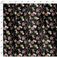 thumbnail image 4 of Soimoi Pure Silk Black Fabric By the Yard - 42 Inch Wide - Florals, Leaves Print Fabric - Elegant & Beautiful Patterns for Fashion and Home Decor Printed Fabric, 4 of 6